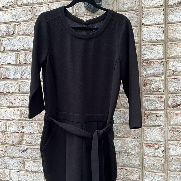 Madewell Black Crepe Sloan Jumpsuit 6 - Picture 13 of 13